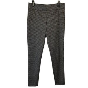 LOFT Houndstooth Pull On Leggings Size Medium